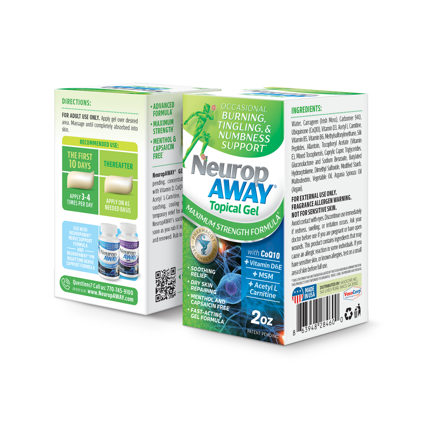 NeuropAWAY® Maximum Strength Gel