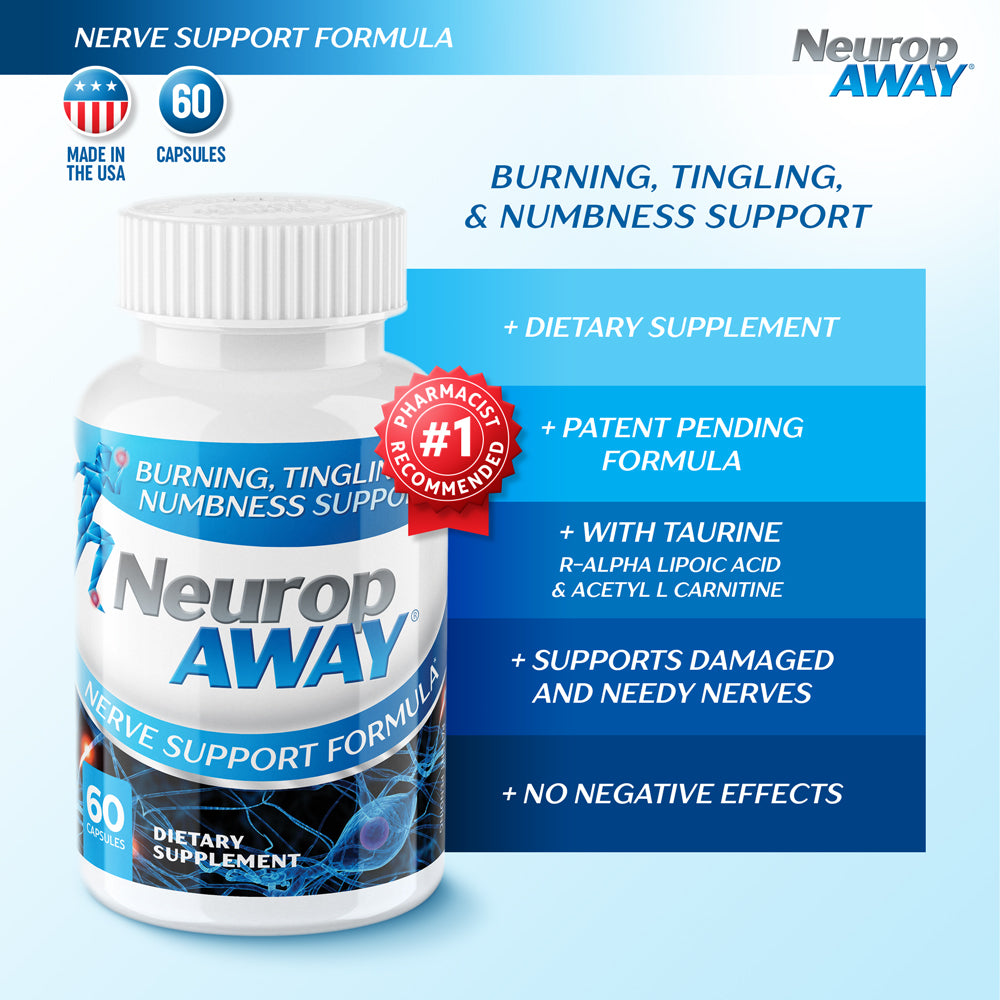 NeuropAWAY Nerve Support 60 Daily Capsules