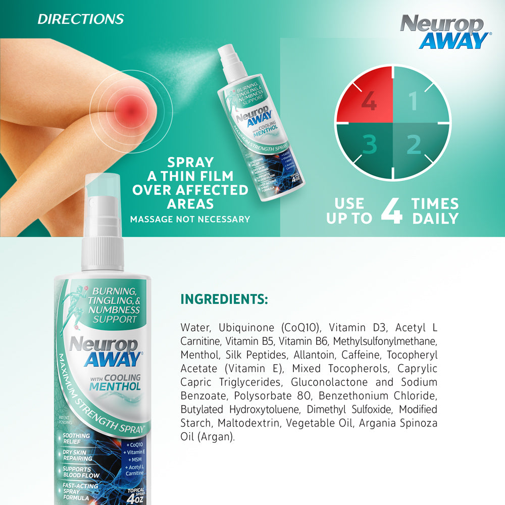 NeuropAWAY® Topical Spray with Menthol