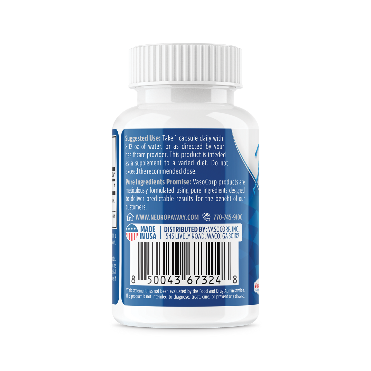 NeuropAWAY N-Acetyl L-Cysteine 1000mg 60ct Elements