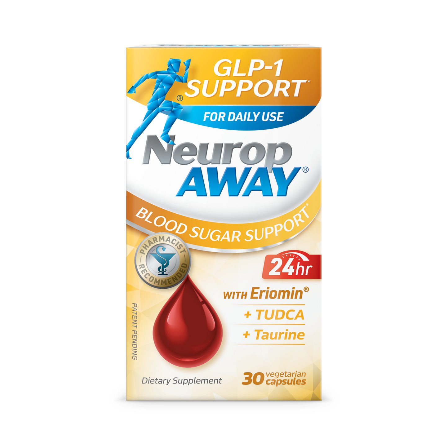 NeuropAWAY GLP-1 Support - Blood Sugar Support with Eriomin
