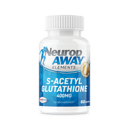 S-Acetyl-Glutathione 400mg Acid Resistant Capsules 60ct (60 400mg Capsules Per Bottle)