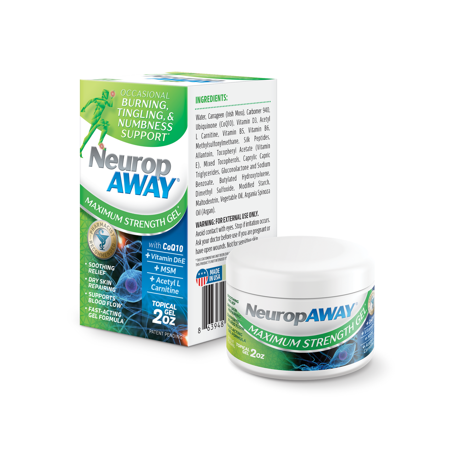 NeuropAWAY® Maximum Strength Gel